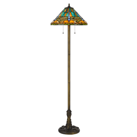 A large image of the Cal Lighting BO-3108FL Antique Brass