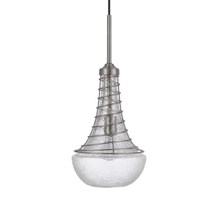 A large image of the Cal Lighting FX-3130-1 Brushed Steel / Silver