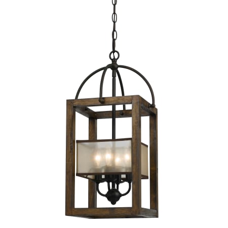 A large image of the Cal Lighting FX-3536/4 Dark Bronze / Stained Reddish Brown