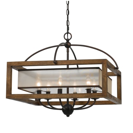 A large image of the Cal Lighting FX-3536/6 Wood