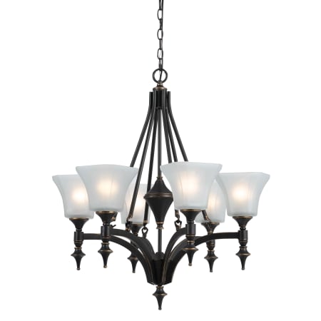 A large image of the Cal Lighting FX-3541/6 Dark Bronze