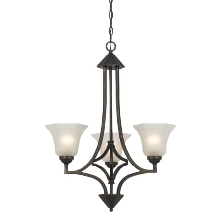 A large image of the Cal Lighting FX-3551/3 Dark Bronze