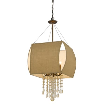 A large image of the Cal Lighting FX-3553/4 Rust / Burlap