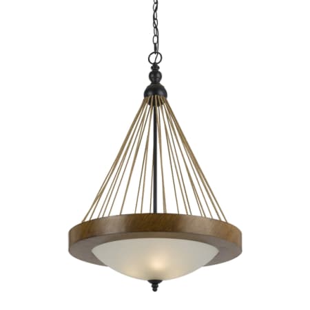 A large image of the Cal Lighting FX-3563/1P Metal / Wood