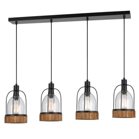 A large image of the Cal Lighting FX-3584-4 Wood / Dark Bronze
