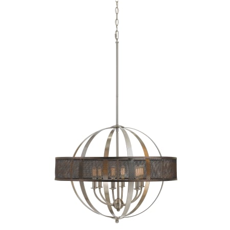 A large image of the Cal Lighting FX-3622-6 Brushed Steel