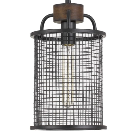 A large image of the Cal Lighting FX-3720-1 Bronze / Wood