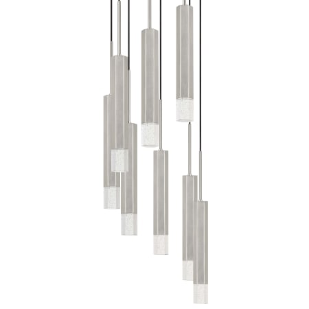A large image of the Cal Lighting FX-3723-8P Brushed Steel
