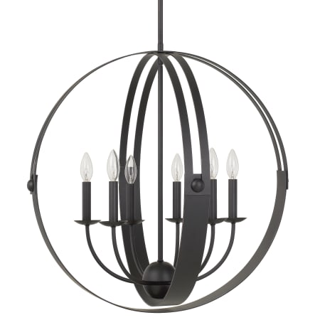 A large image of the Cal Lighting FX-3737-6 Matte Black