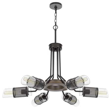 A large image of the Cal Lighting FX-3754-6 Wood / Black