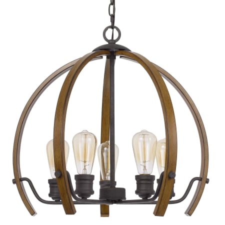 A large image of the Cal Lighting FX-3764-5 Wood