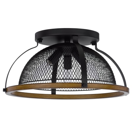 A large image of the Cal Lighting FX-3799-3 Black / Wood