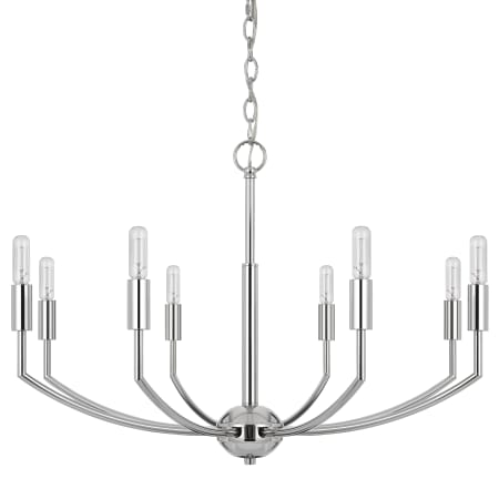 A large image of the Cal Lighting FX-3807-8 Chrome