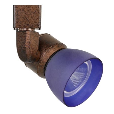 A large image of the Cal Lighting HT-888 Rust / Frosted Blue