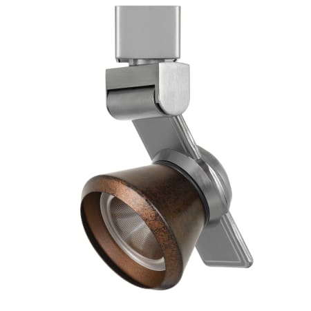 A large image of the Cal Lighting HT-999-CONE Brushed Steel / Rust