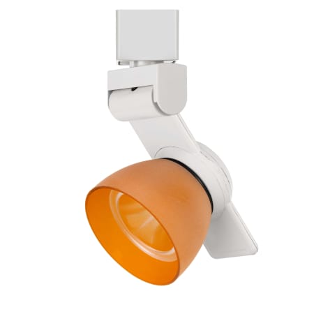 A large image of the Cal Lighting HT-999 White / Frosted Amber
