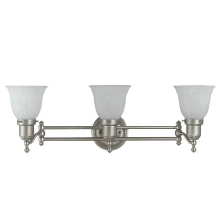 A large image of the Cal Lighting LA-193-1 Brushed Steel