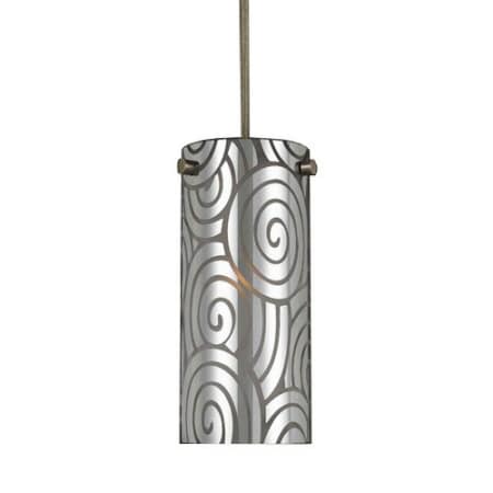 A large image of the Cal Lighting UP-1019/6 Brushed Steel