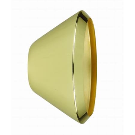 A large image of the Cal Lighting HT-222-SHADE Plated Brass