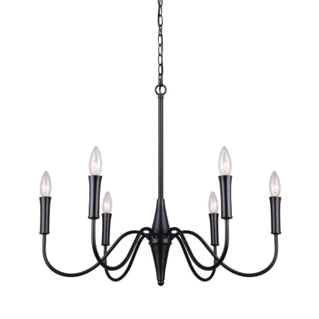 A large image of the Canarm ICH1103A06 Matte Black