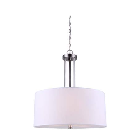 A large image of the Canarm ICH578A0318 Brushed Nickel