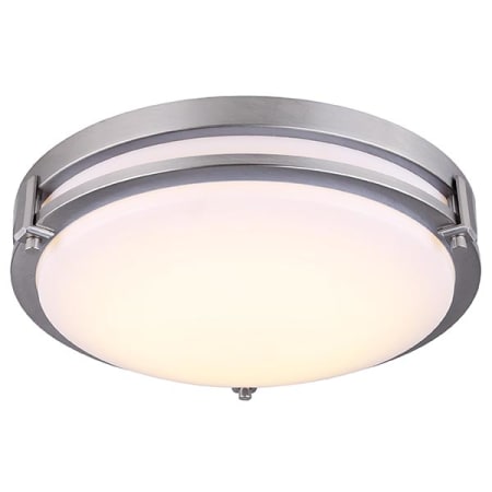 A large image of the Canarm LFM112A19 Brushed Nickel