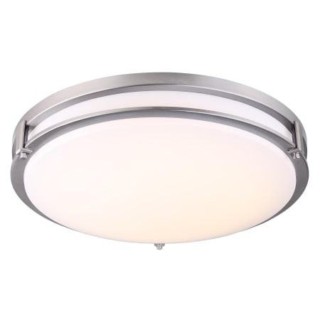 A large image of the Canarm LFM228A19 Brushed Nickel