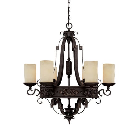 A large image of the Capital Lighting 3606-125 Rustic Iron