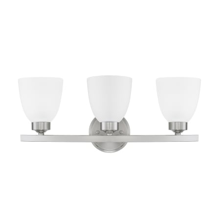A large image of the Capital Lighting 114331-333 Brushed Nickel