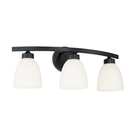 A large image of the Capital Lighting 114331-333 Matte Black
