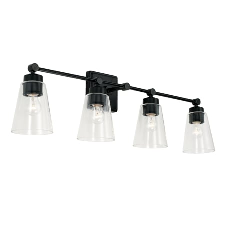 A large image of the Capital Lighting 121841-432 Matte Black