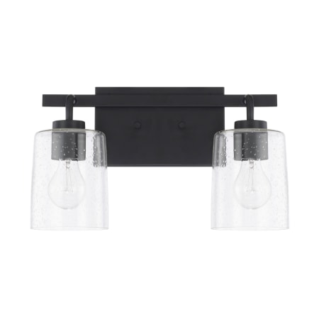 A large image of the Capital Lighting 128521-449 Matte Black