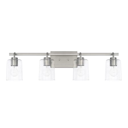 A large image of the Capital Lighting 128541-449 Brushed Nickel