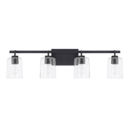 A large image of the Capital Lighting 128541-449 Matte Black