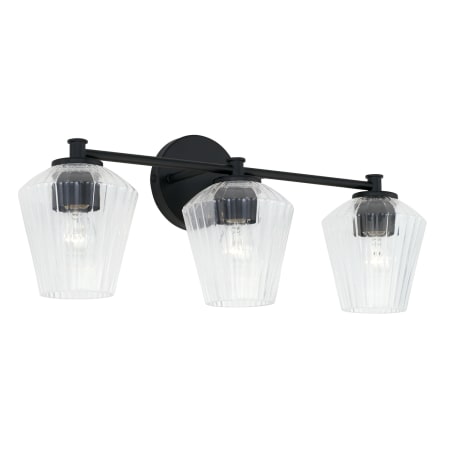 A large image of the Capital Lighting 141431-507 Matte Black