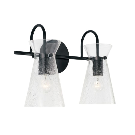 A large image of the Capital Lighting 142421 Matte Black