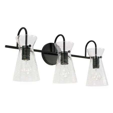 A large image of the Capital Lighting 142431 Matte Black