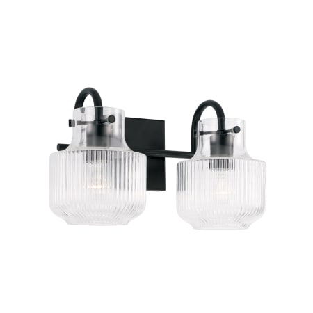 A large image of the Capital Lighting 145121 Matte Black