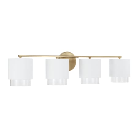 A large image of the Capital Lighting 153041-549 Matte Brass / White