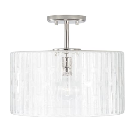 A large image of the Capital Lighting 241311 Polished Nickel