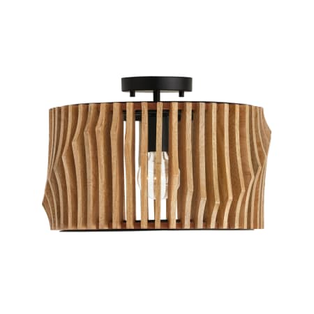 A large image of the Capital Lighting 244632 Light Wood / Matte Black