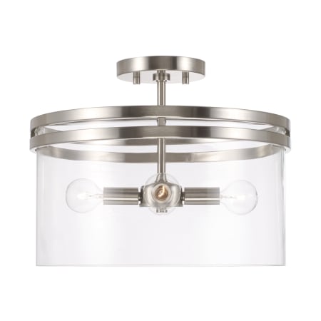 A large image of the Capital Lighting 248741 Brushed Nickel