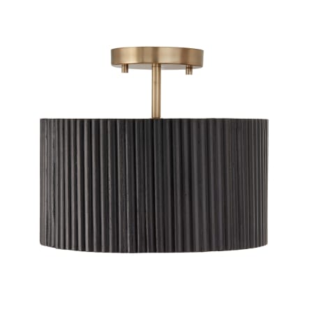 A large image of the Capital Lighting 250711 Black Stain / Matte Brass