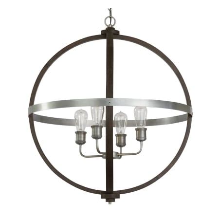 A large image of the Capital Lighting 3358543 Carbon Grey / Matte Nickel