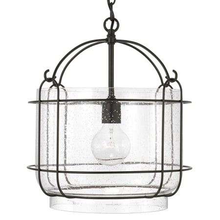 A large image of the Capital Lighting 342912 Matte Black