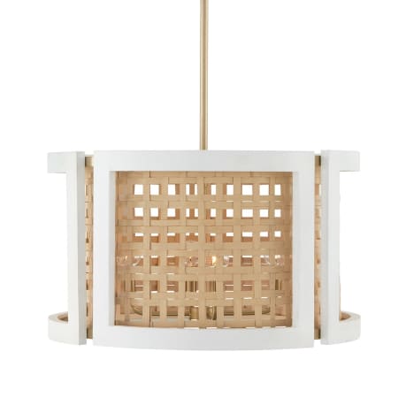 A large image of the Capital Lighting 344341 Flat White / Matte Brass