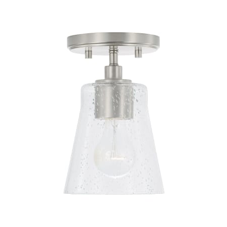 A large image of the Capital Lighting 346911-533 Brushed Nickel