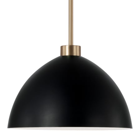 A large image of the Capital Lighting 352011 Aged Brass / Black