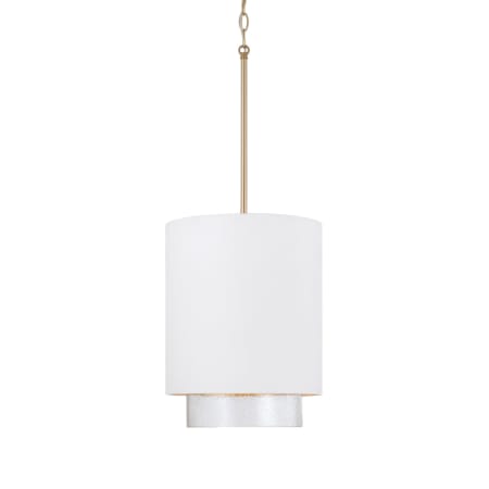 A large image of the Capital Lighting 353011 Matte Brass / White