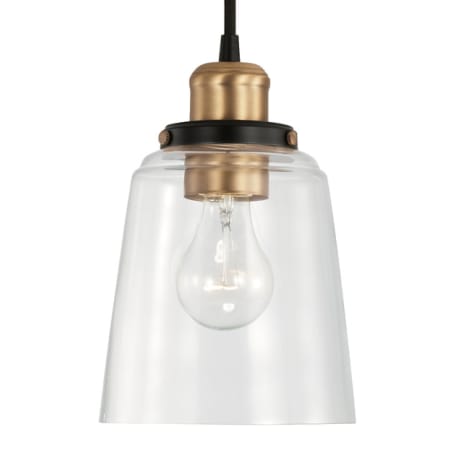 A large image of the Capital Lighting 3718-135 Aged Brass / Black